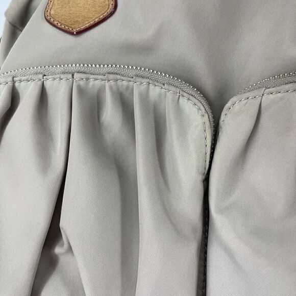 MZ Wallace Purse Nylon Taupe Handbag Shoulder Bag Pockets Every Day Bag Organize - Picture 12 of 12